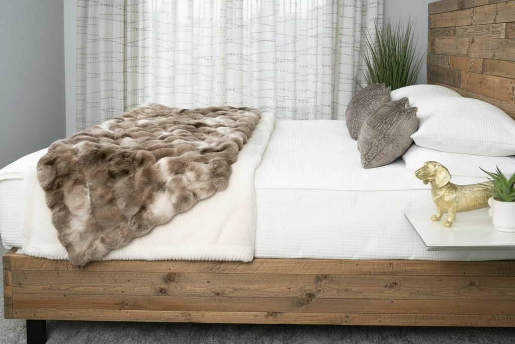 CleverNest Zippered Bedding with Removable Sheets - Cotton Waffle
