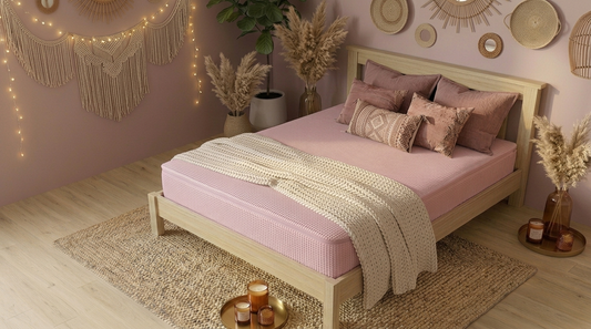 Zippered Bedding with Removable Sheets - Pink